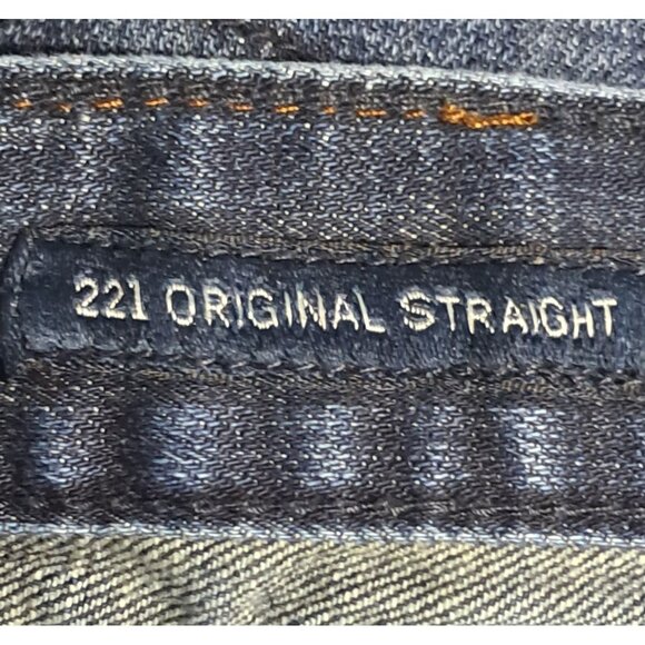 Lucky Brand Jeans Size 36x30 221 Original Straight Blue Denim - Picture 4 of 13